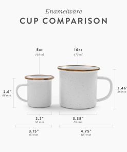 Enamel Espresso Cup Set