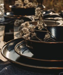 Enamelware Dining Collection - Charcoal