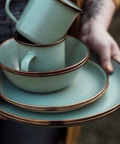 Enamelware Dining Collection - Mint