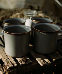 Enamelware Dining Collection - Slate Gray