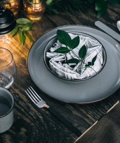 Enamelware Dining Collection - Slate Gray