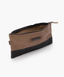 Neelum Zipper Pouch - Khaki